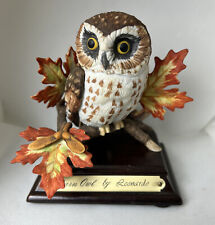 Barn Owls By Leonardo Figurine