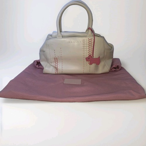 Vintage radley leather handbag - radley,