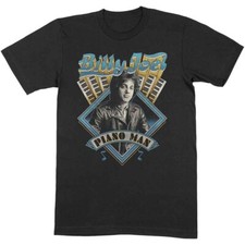Billy Joel Unisex T-Shirt: Piano Man (Large)