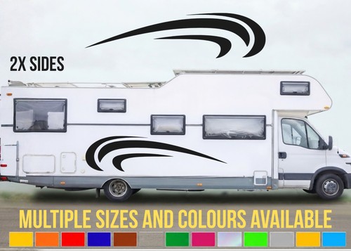 Motorhome wave graphics vinyl - motorhome,