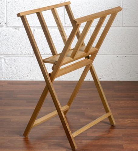 Wooden print storage rack - storage,