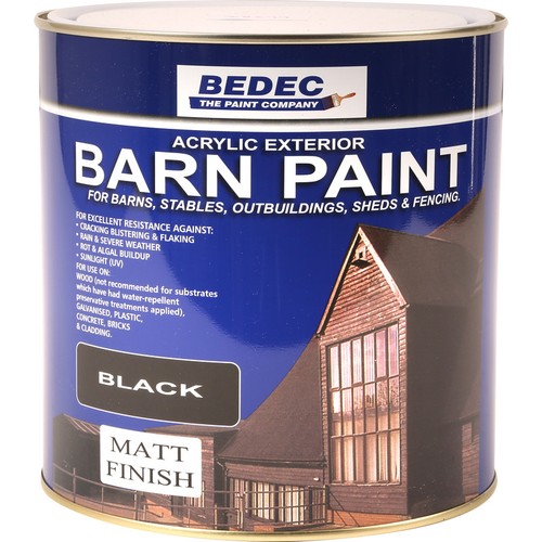 Bedec barn paint black - barn,