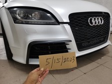 Fit for Audi TTRS MK2 front bumper FRP non painted L canard