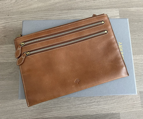 Mulberry multi zip - mulberry, oak