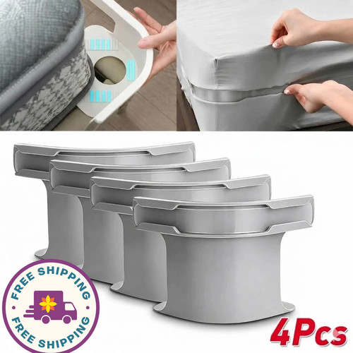 4pcs bed sheet - sheet, holder