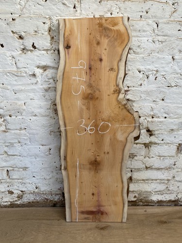 Waney edge live - edge, dried