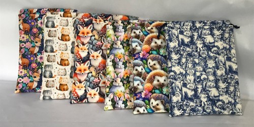 Handmade drawstring toiletry - handmade,