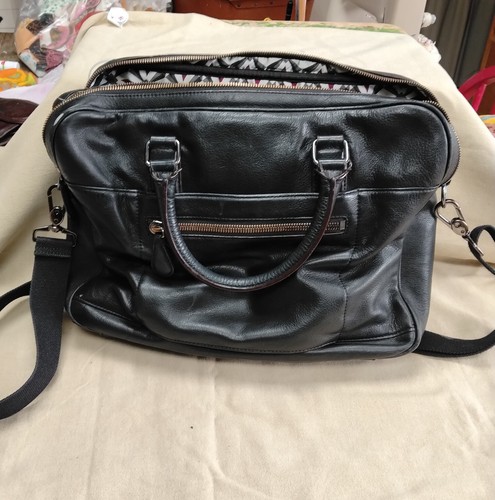 Ted baker black leather - leather, laptop