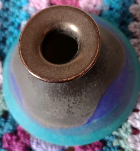Small studio pottery vase - studio,