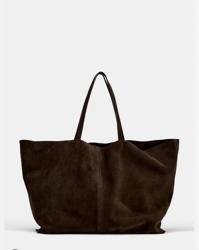 Zara brown suede extra - brown,