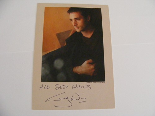 Greg wise signed photo - greg,