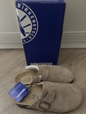Birkenstock Boston Clogs Taupe