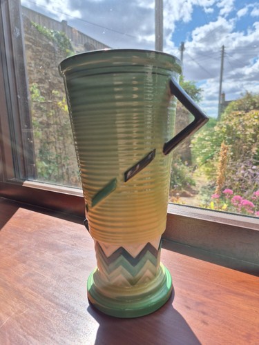 Stunning art deco vase h - art,