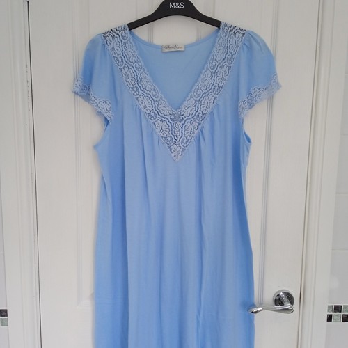 David nieper blue lace trim - david,