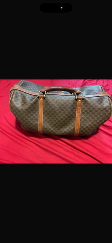 Celine black canvas triomphe - ,