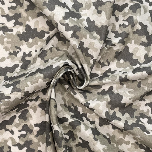 Camouflage print cotton - print,