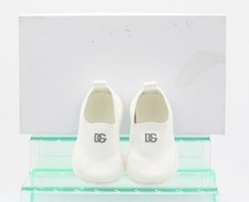 D&G DOLCE & GABBANA BABY 12 MONTHS NEW BORN UK 4C EU 20 WHITE RRP £225 AD