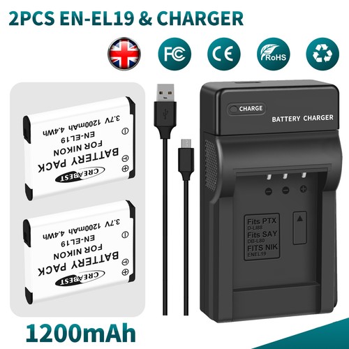 El19 battery charger - 2×, +charger