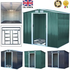 6 x 4ft Metal Garden Shed Pent