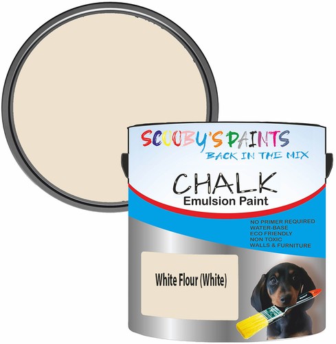White flour chalk - (white),