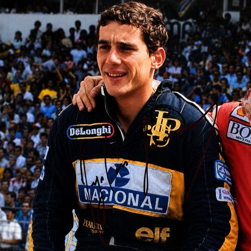 Ayrton senna hand - senna, lotus