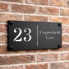 Number Signs Personalised