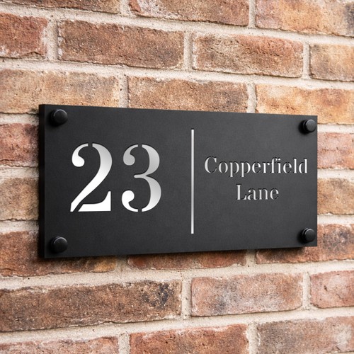 Number signs personalised - number,