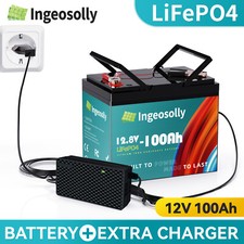12V 100AH lithium battery LiFePO4 battery 100A BMS solar battery solar system boat