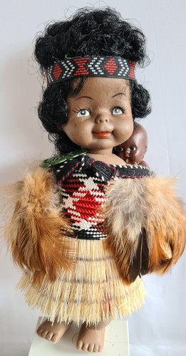 Maori collector doll with - maori,