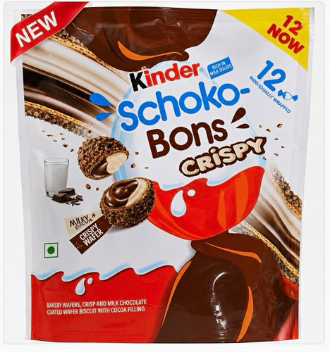Kinder schoko bons crispy milk - crispy,