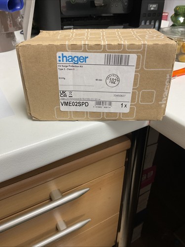 Hager spd consumer unit surge - consumer,