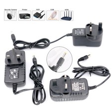 12V 1A 2A AC/DC UK Power Supply Adapter Safety Charger For LED Strip CCTV Camera