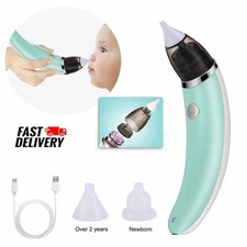 Baby Silicone Nasal Electric Aspirator Vacuum Sucker Nose Mucus Snot Cleaner