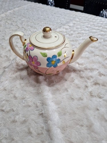 Vintage lingard floral teapot - vintage,