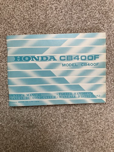 Honda cb400f 1974 owners - cb400f,