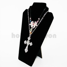 Black/Grey Velvet Necklace