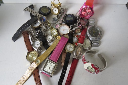 Job lot mixed wristwatches - job,