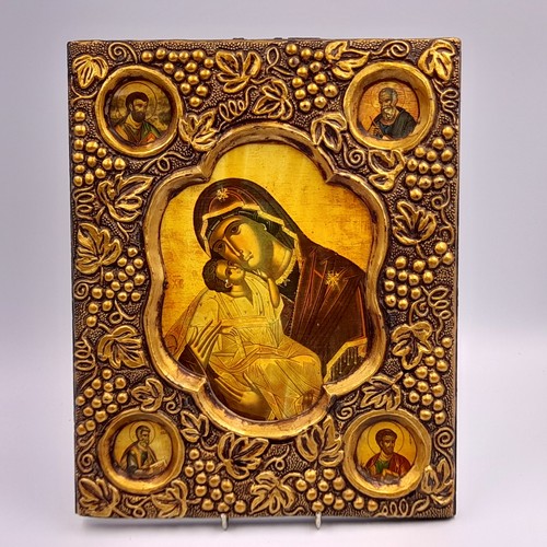 Greek orthodox byzantine icon - greek,