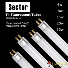 Sector/Robus T4 Fluorescent Tube Under Shelf Cabinet Lighting 6W 8W 20W 30W