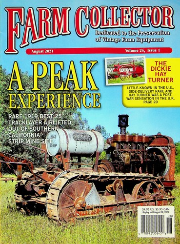 Farm collector magazine august - collector,