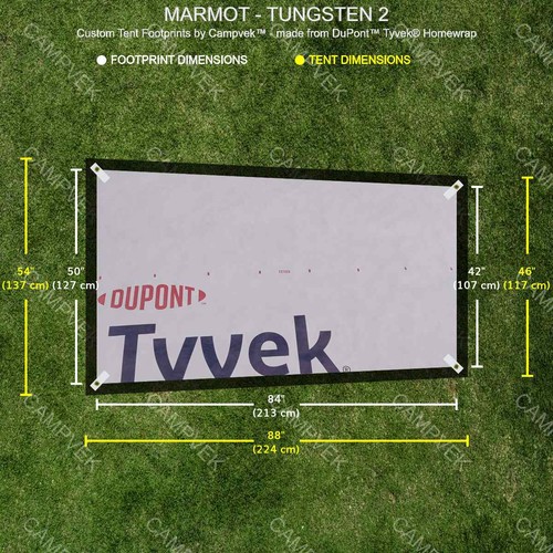 Tyvek footprint for the - the, marmot