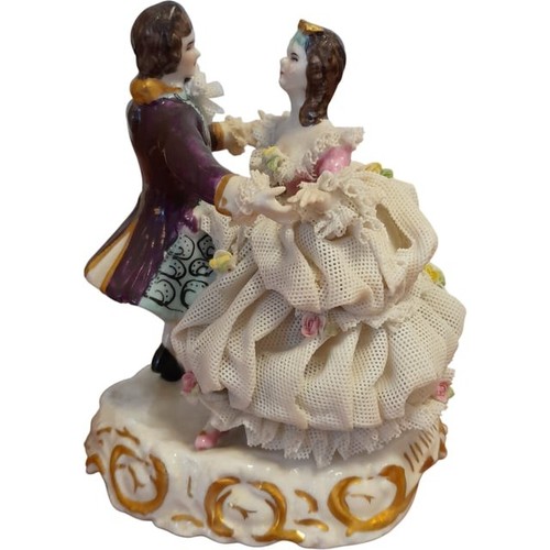 Volkstedt irish dresden lace - irish,