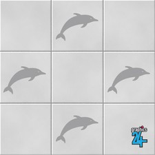 Dolphins Sea Vinyl Wall Tile