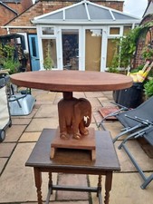 Indian Elephant Side Table Coffee Table rustic see description 