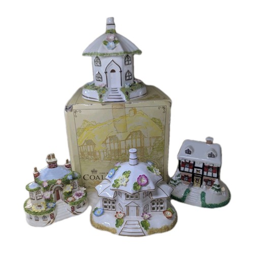 Coalport miniature houses - coalport,