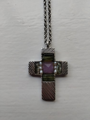 Vintage roman glass sterling - roman,