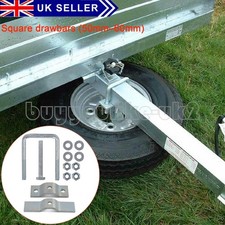 Trailer Spare Wheel Carrier Universal for Drawbars 50-60mm Erde Daxara Maypole