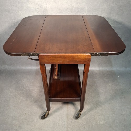 Drop leaf trolley - trolley, tea