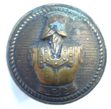 France 2nd EMPIRE 1852-1870 Engineer Corps Army Military Uniform Button 22 mm