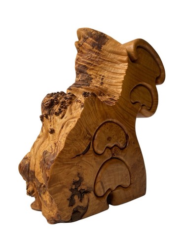 Vintage sculptural maple burl - vintage,